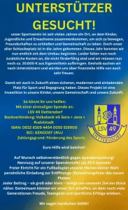 Unterstützer gesucht