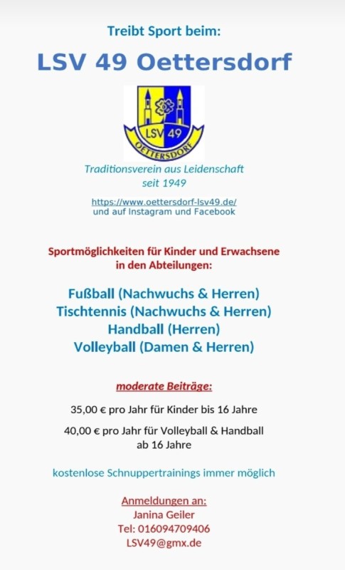 Große Werbeaktion für Mitgliederwerbung gestartet