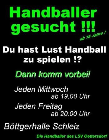 Handballer gesucht!
