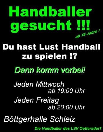 Handballer gesucht!