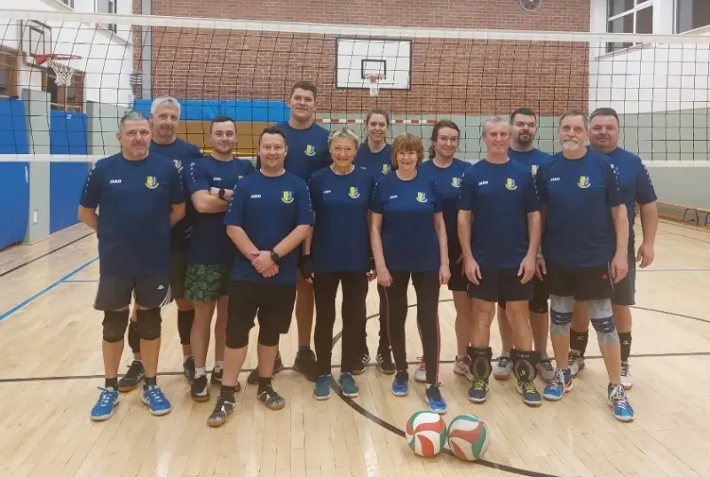 Neue Shirts für unser Volleyballer