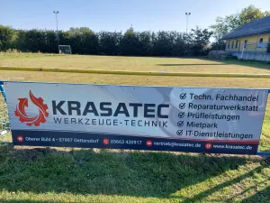 Neuer Bandenwerbungspartner KRASATEC