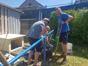Arbeitseinsatz beim LSV 49 Oettersdorf
