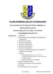 Einlandung zur Berichtswahlversammlung