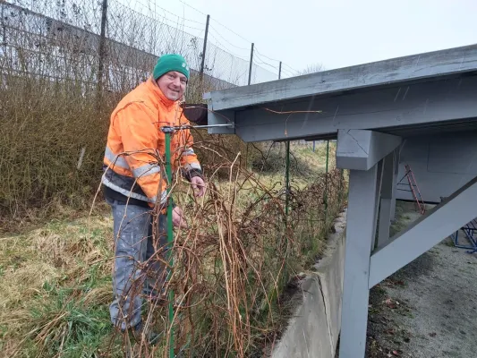 LSV-Frühjahrsputz im Schnee